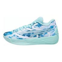 PUMA Stewie 2 Water Unisex Round Toe Lace Up Textile Slip Resistant Low Top Basketball Shoes Blue 378318-02 37