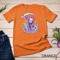 Pastel Goth Creepy Death Grim Reaper Kawaii Occult Menhera Unisex T-shirt 5 S
