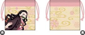 Demon Kimetsu no Yaiba Drawstring Bag Nezuko Kamado Slayer -