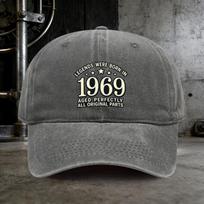 Washed Cowboy Hat a Unisexs Essential Travel Baseball Cap Featuring the Inscription Legends Were Born in  Aged Perfectly A 1pc