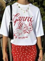 Oversized Y2K print T-shirt: Ganni 4XL