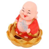 Plastic Car Dashboard Fortune Buddha Decor  Home Living Room Table Decor raudona