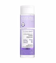 Eveline clean shot tonik-peeling wygładzający 8% kwasów