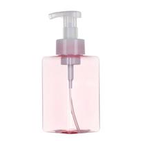 New Clear Hand Sanitizer Shampoo Shower Gel Foaming Bottle Soap Dispenser Pump Container Liquid 250ml rožinė