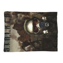 STALKER 2 Heart Of Chernobyl Blanket Soft Warm Flannel Throw Blanket Bedspread for Bed Living room Picnic Travel Home Sofa Size: 75*100cm, Weight: 230 GSM