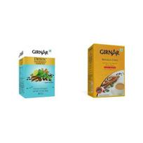 Girnar Kahwa Detox Green Tea 36 Bags+ Girnar Instant Masala Tea Premix 10 Tea Bags + Elaichi 25 Gm