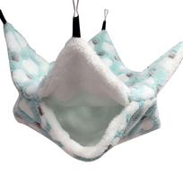 Ferret Rat Plush Hanging Hamster Cage Pet Hammock Pet Sleeping Bag Squirrel Beds Love green S