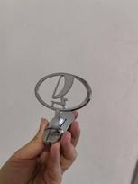 Universal Metal Car Hood Ornament Emblem Front Bonnet Badge Decorative Accessory for Vehicle Exterior Modification Replacement One Size sidabras