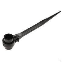 Pastolių raktas-atsuktuvas su terkšle Lizdinis raktas su terkšle-JUODAS 24-27mm gray