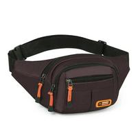 Oksfordo vandeniui atsparus mobilus liemens krepšys vyrams, moteriškas, daugiafunkcis didelės talpos „Fanny Pack“ dėvėjimuisi atsparus Riñoneras Para Hombre ruda