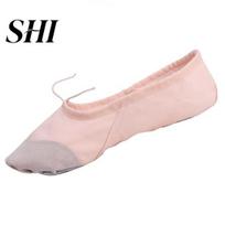 Child Adult Canvas Ballet Dance Shoes Pointe Gymnastics 35 rožinė