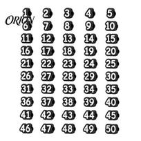 Pencil Toppers for School 1-20/1-30/1-50 Numbered Toppers, Reusable Classroom Labels Teacher Organizer Teachers, Tracking Markers Organization Number 1-50 juoda