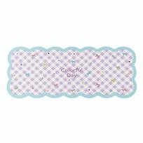 Wavy Edge Desk Mat Gingham Keyboard Mat Desk Protector Mouse Pad  Girls M-Style 4
