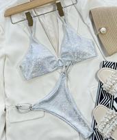 Women's Swimwear Sexy Low Waist Thong Swimwear Brazilian Swimwear Bikini Beachwear Bathing Suits S balta
