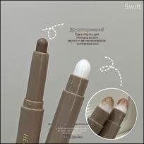 Dvipusis rašiklis su nosies šepetėliu One Size ruda