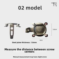 Knock-proof Power Tool Belt Clip Steel Cordless Drill Hanger Power Tool Accessories  Workshop Use Model 02 4x3.6cm