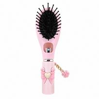 Anti-Static Misting Hair Brush Refillable Spray Spray Massage Comb New Spray Hair Brush  Women rožinė