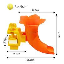 Automatic pet ball feeder interactive tennis ball launcher toy for dogs and cats