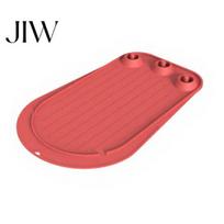 Non-slip Stand Mixer Pad Kitchen Mat, with Secure Beater Storage Slot Design, Durable Silicone Mat for Kitchenaid Heat Resistant Pad, Foldable