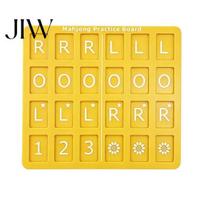 Mahjong Strategy Practice Tool 1/4Pcs 3D Printed Board, Solo Trainer with RLO Charleston Beginner Guide & 24 Slots, American Training Aid for