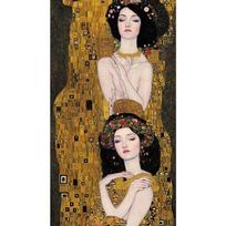 Gustav Klimt Poster Print For Living Room Famous Painting Water Serpents II Canvas Wall Art Abstract Woman Canvas Painting 20X40CM No Framed