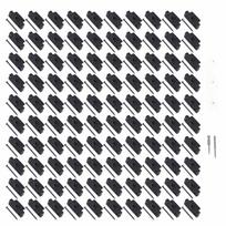 100pcs Nylon Deck Fastener Clips Easy Installation Composite Decking Clips  Deck Board