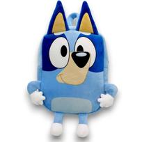 AYSTOAYS Kids Backpack Soft Plush Bluey Preschool Kindergarten Ergonomic Ultra Lightweight for Boys Girls 40x20x10cm Blue žalia