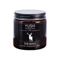 The boss - świeca sojowa zapachowa geranium cynamon goździki cytrusy -120ml