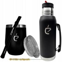 Totalny zestaw termolid do yerba mate od un mate: termos, matero, bombilla