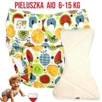 Pieluszka wielorazowa aio kieszonka bambus owocowy mix nappime