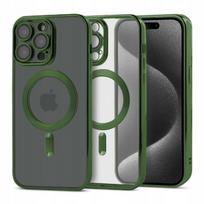 Etui do iphone 12 magsafe magshine obudowa wzmacniana zielony case + szkło
