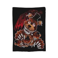FNAF At Freddys Bonnie Blankets Flannel Textile Decor Portable Soft Throw Blanket for Sofa Bedroom Rug Piece Size: 75*100cm, Weight: 230 GSM