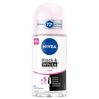 Nivea women invisible black&white 72h clear antyperspirant kulka roll-on 50ml