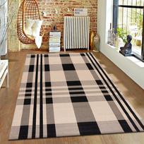 Geometrijos kilimas svetainei miegamojo Neslystantis grindų kilimėlis Minkštas Šiaurės šalių prabangus kilimėlis Namų dekoravimas 50*80cm