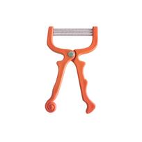 Naujas veido epiliatorius Rankiniai epiliatoriai Veido plaukelių šalinimo priežiūra Masažuotojas Threading Beauty Epiliatoriaus įrankiai 9x15cm oranžinė