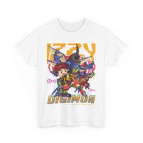 Omnimon and Guilmon Digimon Adventure Anime Tshirt for Men and Women Summer Cotton Comfortable Loose Fashion Top S