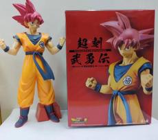 Anime Dragon Ball Raudonplaukis Son Goku Filmas Dragon Ball Super Graviruotas Karių Urvas Super Saiyan Dievas Modelis Žaislas Dovana Veiksmo Figūrėlė No box