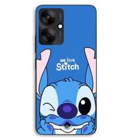 Case For Xiaomi Redmi 13C 5g Stitch Cute Ohana Stitch blue blue front Maniacase juoda