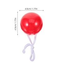 12pcs Glowing Red Clown Nose Plastic Funny Party Nose Light Up  Balls  Christmas Halloween Costume Props Party Decor Festival