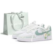 Nike Court Vision 1 Riedlentės Batai Vyriški Žemi Balti/Žali DH2987-101(Team1279-S-BOX) 41 white