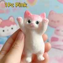 Toys Toys Cat Squishy Squeeze Kawaii Handmade Cat Animal Fufu Sensory Party Favors Gifts for Adults Kids