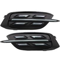 Rear Bumper Tail Light For Honda Civic Sedan 2016 2017 2018 2019 2020 2021 Recersing White Light, Braking Bright Red 1 pair