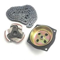 New Gear Box Drum Clutch Pad Chain kit 47cc 49cc Pocket Rocket Dirt Bike Mini Quad