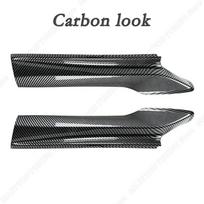 For BMW 5 Series F10 F11 M Sport 520i 530i 2010-2016 Car Front Bumper Lip Fog Light Wind Knife Spoiler Splitter Diffuser Tuning Carbon Look