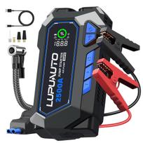 Jump Starter with Air Compressor Power 2000A Car Jump Starter Battery for Car Starter Portable Emergency Booster 12V Auto Starting Device Petrol 2500A
