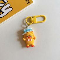 Lovely Cartoon Little Bear Keychain For Women Girls Cute Sweet Backpack Decoration Kawaii Car Keyring Accessories Couple Gift A11