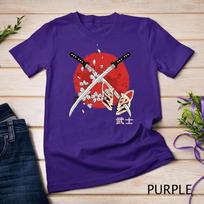 Ancient Japanese Cherry Blossom Samurai Katana Sword T-Shirt Unisex T-shirt 7 4XL