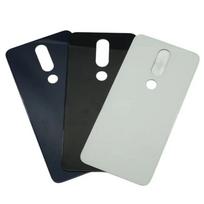 back glass panel For Nokia 5.1 6.1 Plus 2018 phone glass cover for Nokia 7.1 8.1 rear housing back replace 5.1 Plus Dark Blue