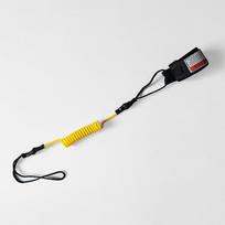Coiled Surfboard Leash Surfing Stand Up Paddle Board Ankle Leash Sup Board geltona