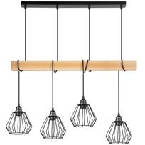 Lampa tornado lf4pb czarny buk
